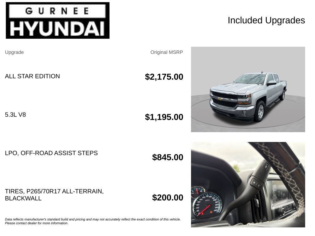 Used 2018 Chevrolet Silverado 1500 LT w/ All Star Edition AWD/4WD image 4