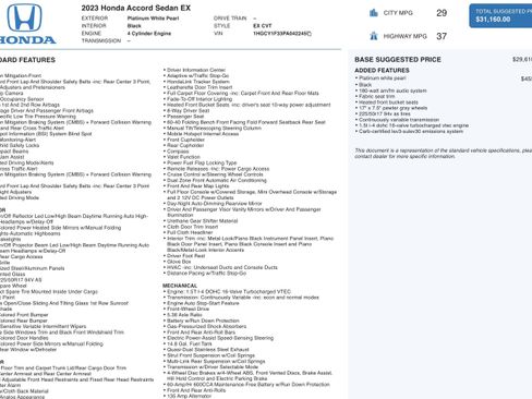 Used 2023 Honda Accord EX image 4