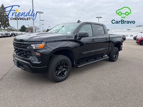 Certified 2024 Chevrolet Silverado 1500 Custom Trail Boss w/ Midnight Edition AWD/4WD image 1