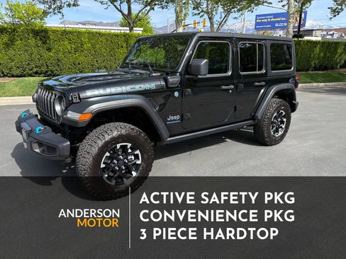 Used 2025 Jeep Wrangler Unlimited Rubicon 4xe w/ Safety Group AWD/4WD image 1