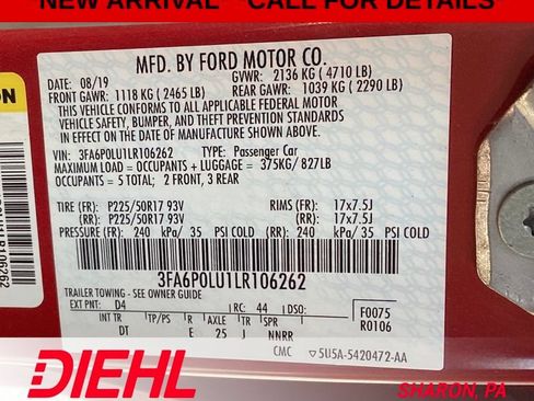 Used 2020 Ford Fusion SE FWD image 10