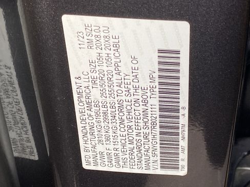 Used 2024 Honda Pilot Touring image 5