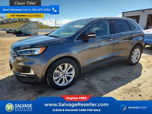 Used 2019 Ford Edge Titanium w/ Equipment Group 301A AWD/4WD image 1