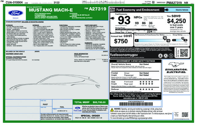 Used 2023 Ford Mustang Mach-E Premium AWD/4WD image 35