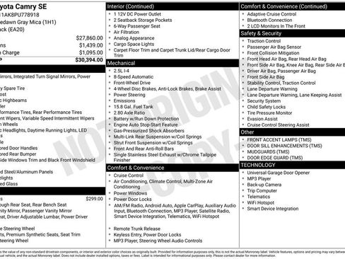 Used 2023 Toyota Camry SE image 5