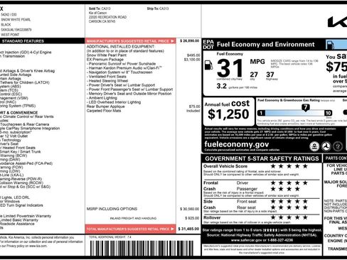 Used 2019 Kia Optima EX w/ EX Premium Package image 55