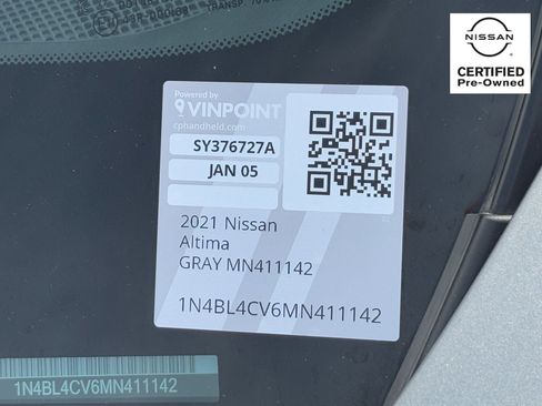 Certified 2021 Nissan Altima 2.5 SR image 30