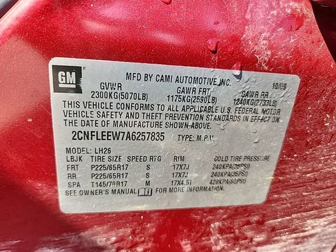Used 2010 Chevrolet Equinox LT w/ Vehicle Interface Package AWD/4WD image 30
