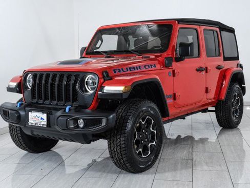 Used 2021 Jeep Wrangler Unlimited Rubicon 4xe w/ Cold Weather Group image 4