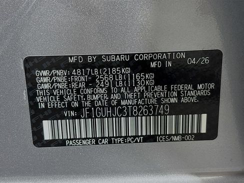 New 2026 Subaru Impreza RS AWD/4WD image 32