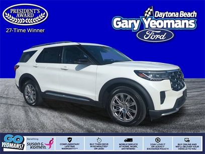 New 2025 Ford Explorer Platinum