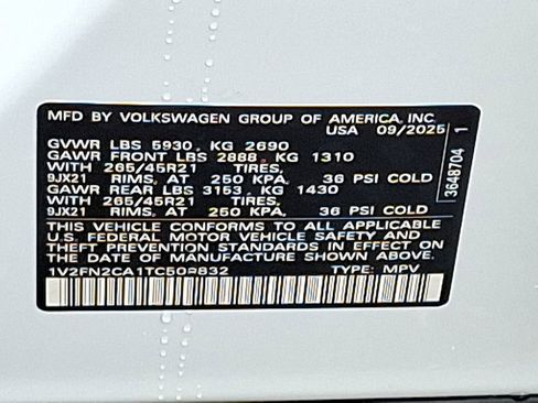 New 2026 Volkswagen Atlas SEL Premium R-Line image 18