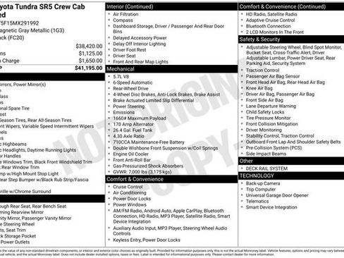 Used 2021 Toyota Tundra SR5 image 27