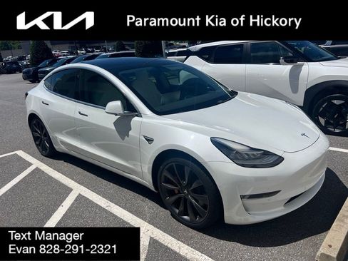 Used 2020 Tesla Model 3 Performance AWD/4WD image 2