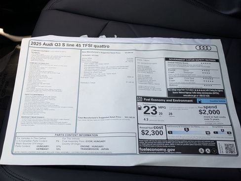 New 2025 Audi Q3 2.0T Premium AWD/4WD image 18