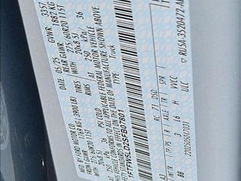 New 2025 Ford F150 Lariat w/ Equipment Group 501A Mid image 18