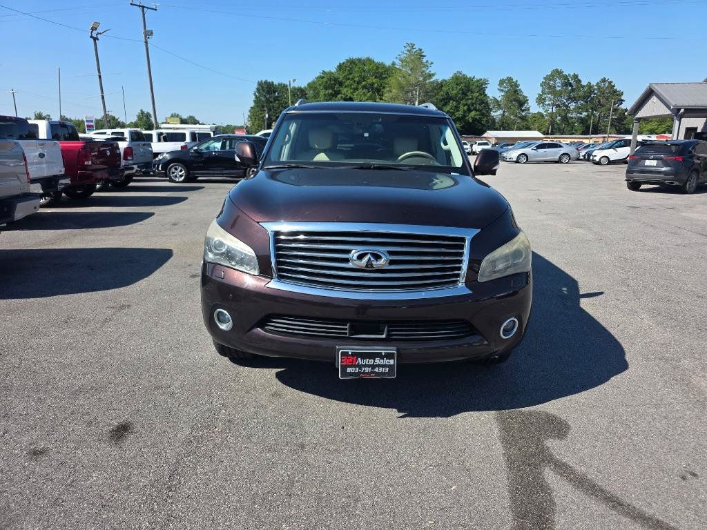 Used 2012 INFINITI QX56 4WD w/ Deluxe Touring Pkg image 1