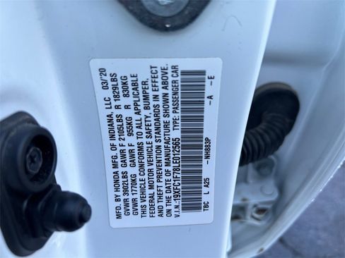 Used 2020 Honda Civic EX-L image 39