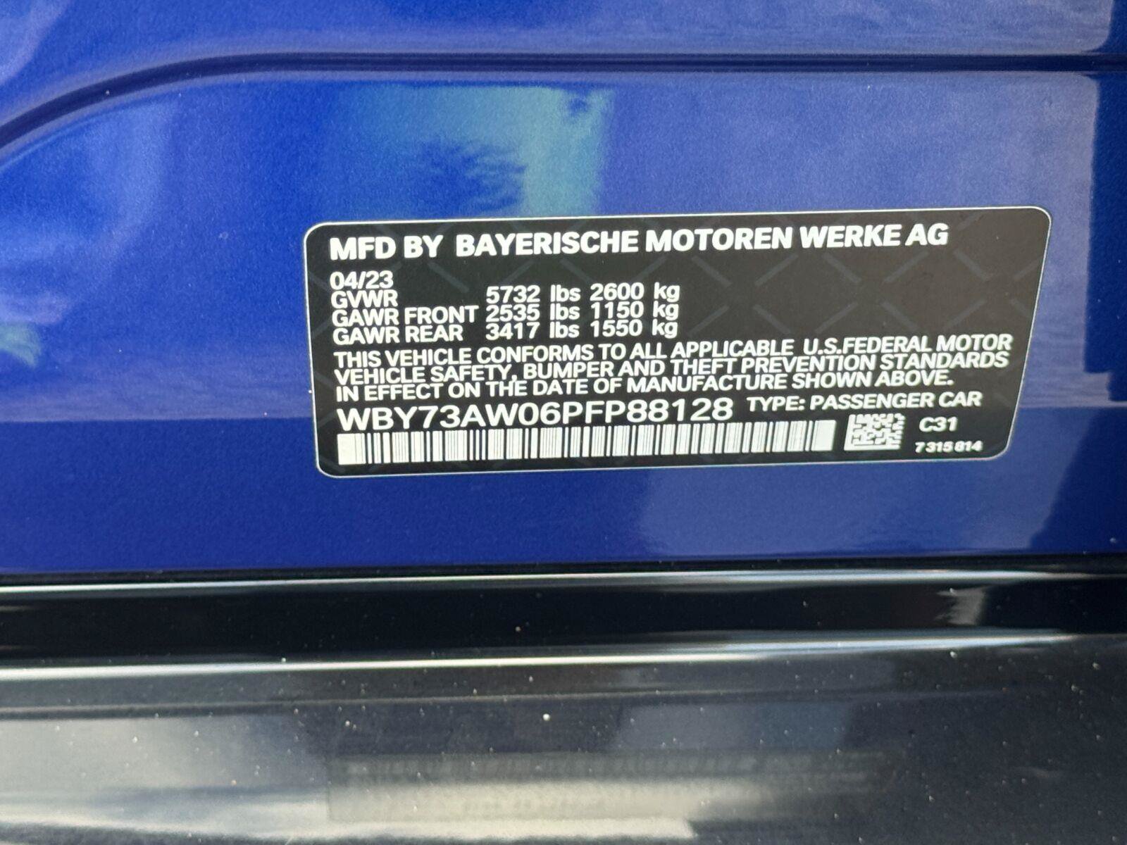 Used 2023 BMW i4 eDrive40 w/ M Sport Package RWD image 49
