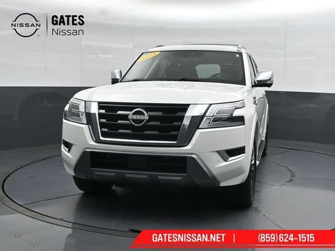 Used 2023 Nissan Armada Platinum w/ Captain's Chairs Package AWD/4WD image 5