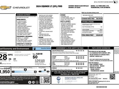 Used 2024 Chevrolet Equinox LT image 30