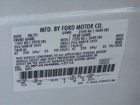 Used 2021 Lincoln Nautilus FWD w/ Equipment Group 101A image 18