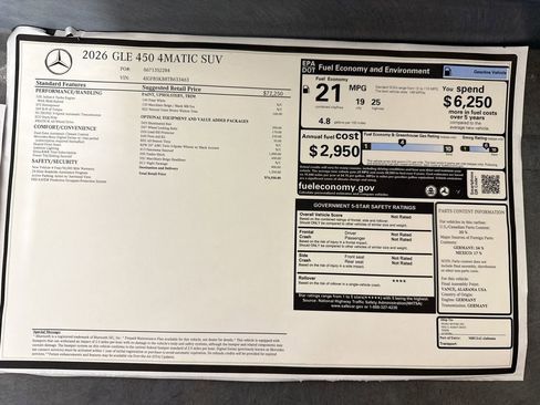 New 2026 Mercedes-Benz GLE 450 4MATIC image 9