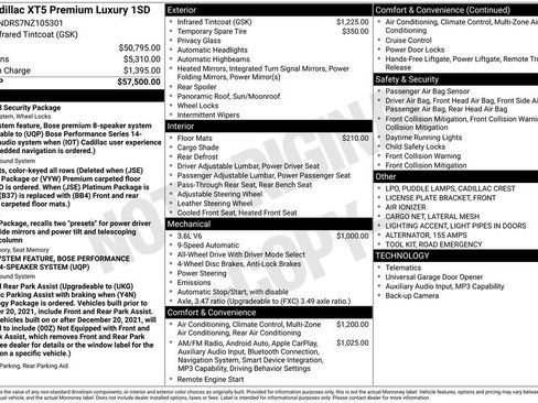 Used 2022 Cadillac XT5 Premium Luxury image 17