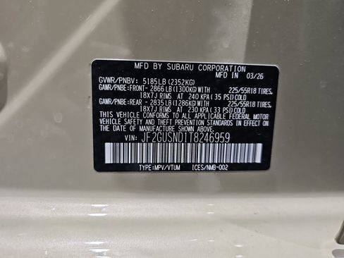 New 2026 Subaru Crosstrek 2.5i Limited AWD/4WD image 36