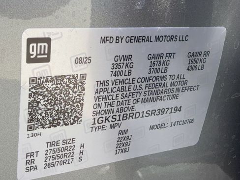 Used 2025 GMC Yukon Elevation w/ LPO, Floor Liner Package RWD image 31