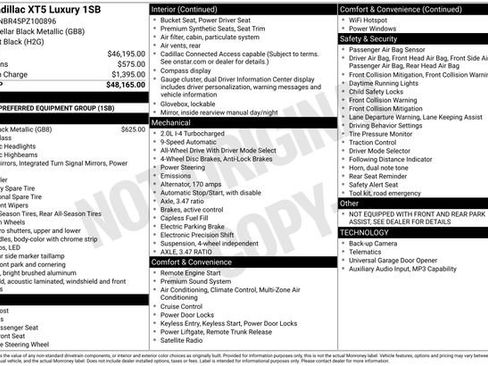 Certified 2023 Cadillac XT5 Luxury image 39