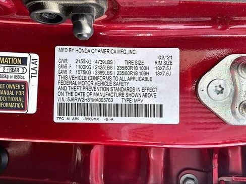 Used 2021 Honda CR-V EX-L image 16