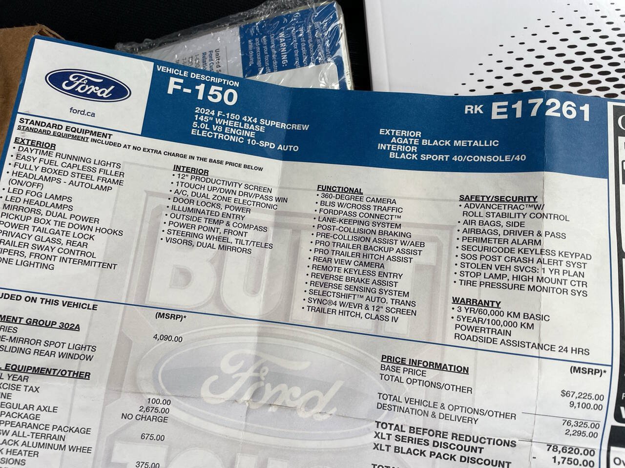 Used 2024 Ford F150 XLT w/ Equipment Group 302A MID AWD/4WD image 14