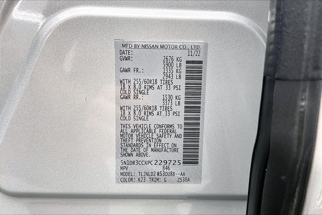 Used 2023 Nissan Pathfinder SL w/ Lighting Package (N92) AWD/4WD image 36
