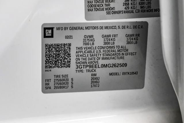 Used 2021 GMC Sierra 1500 AT4 w/ AT4 Preferred Package AWD/4WD image 62