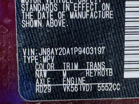 Used 2023 Nissan Armada Platinum w/ Captain's Chairs Package image 35