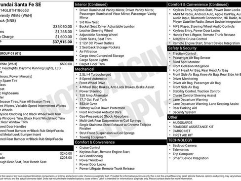 Certified 2026 Hyundai Santa Fe SE FWD image 6