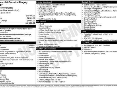 Used 2024 Chevrolet Corvette Stingray Preferred Cpe w/ 2LT