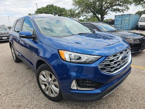 Used 2021 Ford Edge Titanium w/ Cargo Accessory Package FWD image 1