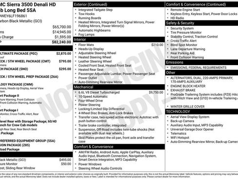 Used 2020 GMC Sierra 3500 Denali w/ Denali Ultimate Package image 2