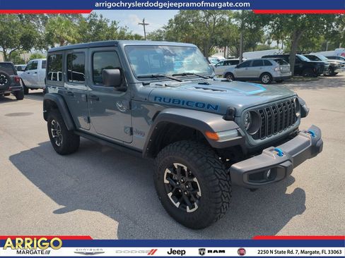 Used 2024 Jeep Wrangler Unlimited Rubicon 4xe AWD/4WD image 1