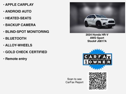 Used 2024 Honda HR-V Sport image 7