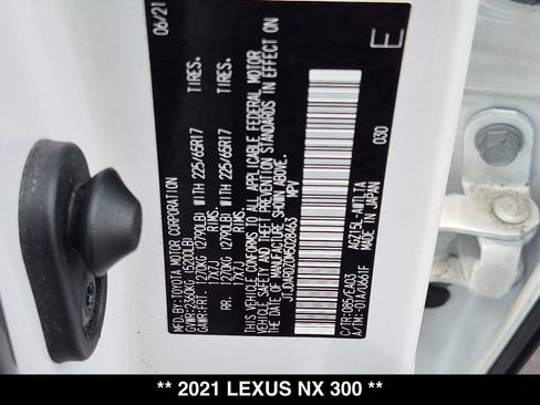 Used 2021 Lexus NX 300 AWD w/ Accessory Package image 29