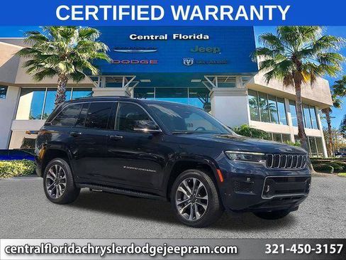 Certified 2023 Jeep Grand Cherokee Overland w/ Adv Protech Group III RWD image 1