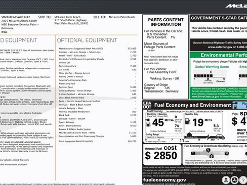 Used 2025 McLaren Artura Spider image 28