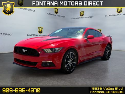 Used 2016 Ford Mustang Coupe w/ Wheel & Stripe Package RWD image 1