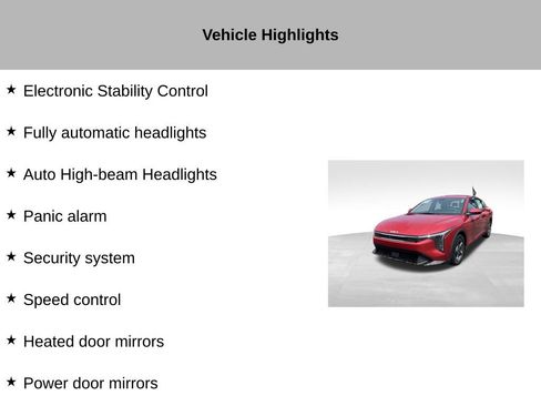 Certified 2025 Kia K4 FWD image 37