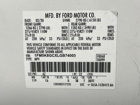 Used 2020 Ford Explorer ST w/ ST Street Pack image 19