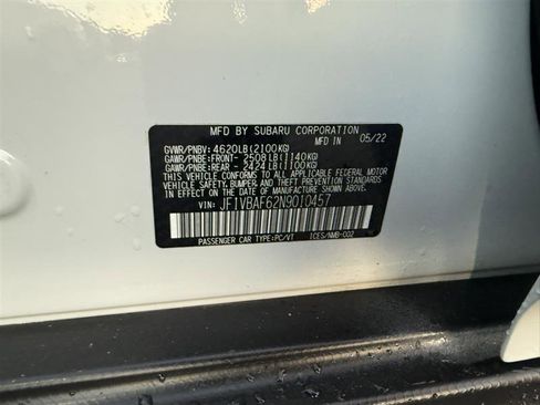 Used 2022 Subaru WRX Premium image 34