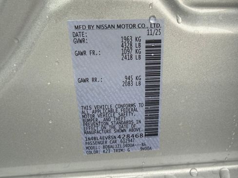 New 2025 Nissan Altima 2.5 SL image 19